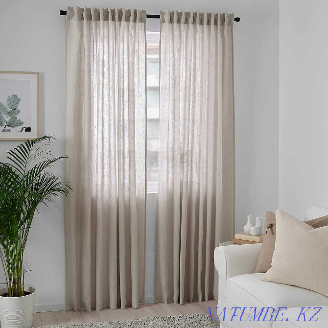Curtains to order inexpensively Curtains in the hall, bedroom, kitchen. Choice by sample Almaty - photo 8
