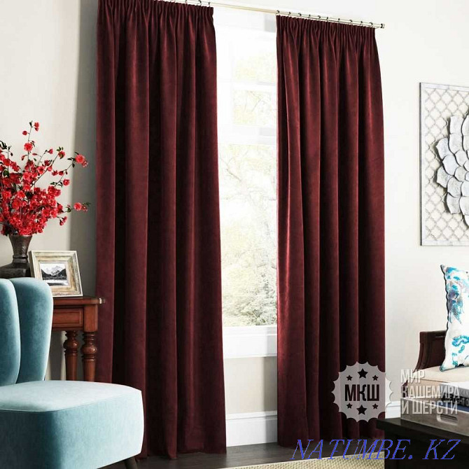 Curtains to order inexpensively Curtains in the hall, bedroom, kitchen. Choice by sample Almaty - photo 6