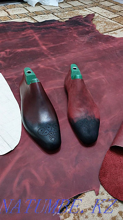 Quality repair. Restoration and reupholstering of leather shoes painting Almaty - photo 1