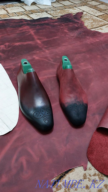 Качественный ремонт. Реставрация и перетяжка коженной обуви покраска Алматы - изображение 1