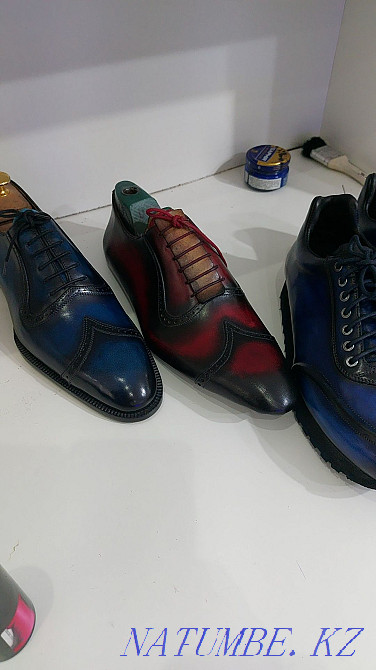 Качественный ремонт. Реставрация и перетяжка коженной обуви покраска Алматы - изображение 8
