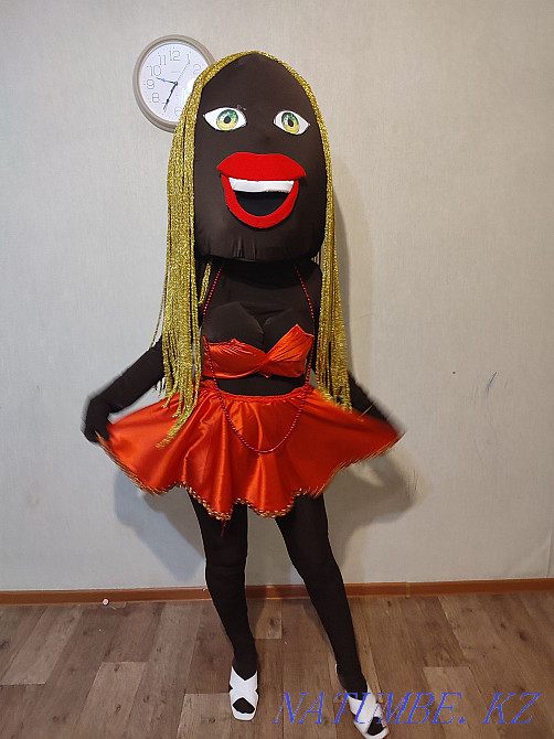 Пошив ростовых кукол мулатка, костюмы для аниматоров, производство Алматы - изображение 1