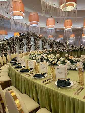 Продажа дизайн и пошив чехлов скатертей на стол салфеток Нурсултан Astana