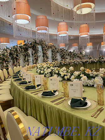 Продажа дизайн и пошив чехлов скатертей на стол салфеток Нурсултан Астана - изображение 3