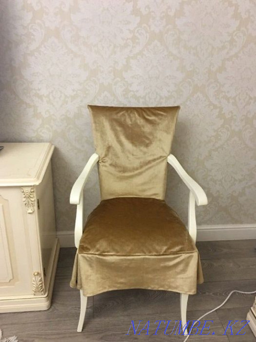 Купить банты, чехлы на стулья со спинкой пошив от ателье Нурсултан Астана - изображение 3