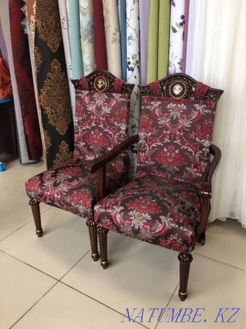 Купить банты, чехлы на стулья со спинкой пошив от ателье Нурсултан Астана - изображение 1