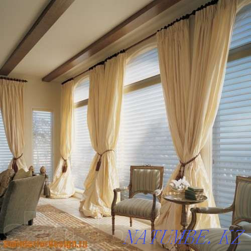Sale of tulle for the kitchen, hall in the room design and tailoring 3500tng Nursultan Astana - photo 6
