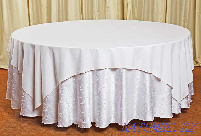 Купить ткань для скатертей, салфеток на стол пошив в кафе Нурсултан Астана - изображение 4