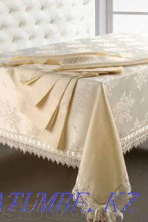 Купить ткань для скатертей, салфеток на стол пошив в кафе Нурсултан Астана - изображение 3