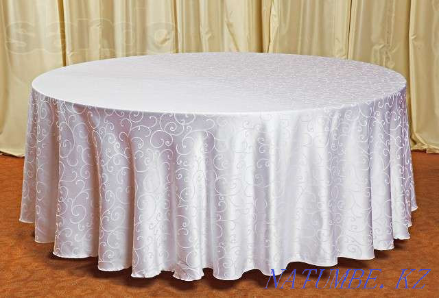 Купить ткань для скатертей, салфеток на стол пошив в кафе Нурсултан Астана - изображение 1