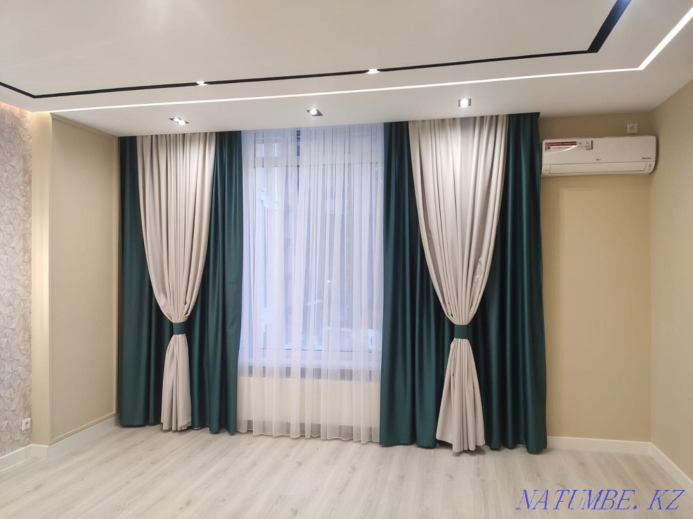 Продажа пошив штор для кухни, в зал выезд с образцами ткани Нурсултан Астана - изображение 4