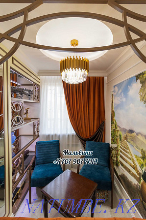 Шторы на заказ Вызов Дизайнера штор шторы для зала кухни Алматы - изображение 2