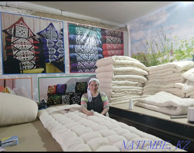 Ma?ta t?tu. K?rpe t?sec tigu. Cotton wool. We sew mattresses blanket pillows Shymkent - photo 2