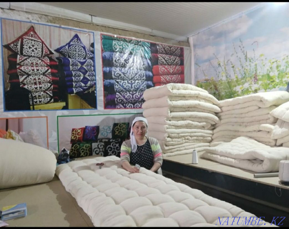 Ma?ta t?tu. K?rpe t?sec tigu. Cotton wool. We sew mattresses blanket pillows Shymkent - photo 2
