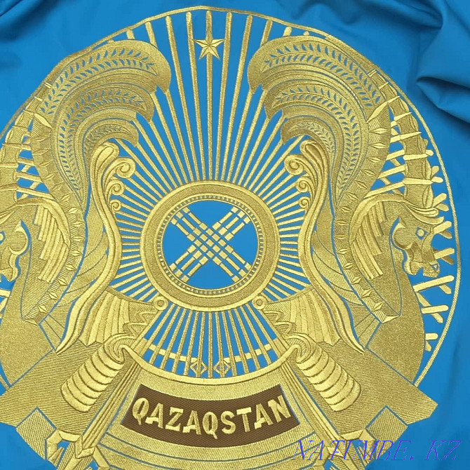 Компьютерная вышивка на халатах вышивка логотипов Астана - изображение 1