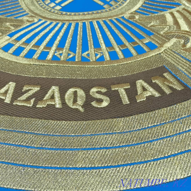 Компьютерная вышивка на халатах вышивка логотипов Астана - изображение 7