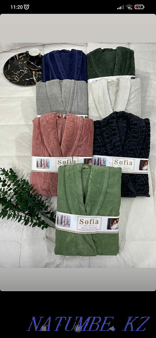 Вышивка на полотенце и банных халатах . Именные подарки Алматы - изображение 5