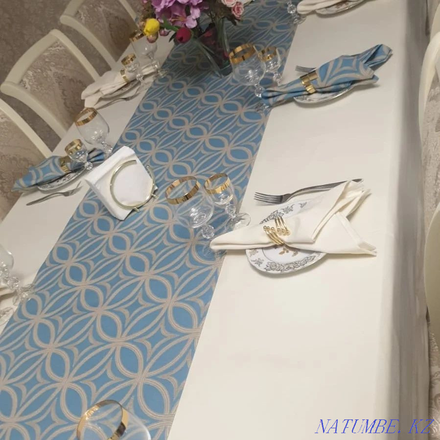 Пошив скатертей , чехлы для мягкой мебели, шторы. Астана - изображение 1