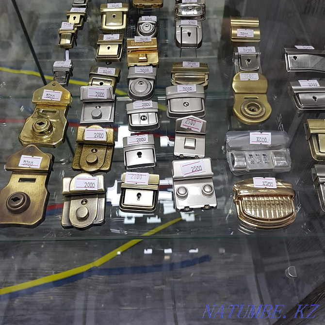 Accessories for bags. Portfolio locks. Handle mounts. Astana - photo 1
