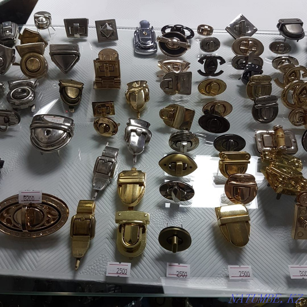 Фурнитура для сумок. Портфельные замки. Крепления для ручек. Астана - изображение 2