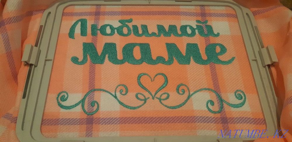 Компьютерная вышивка, Вышивка логотипов. Именная вышивка Астана - изображение 1