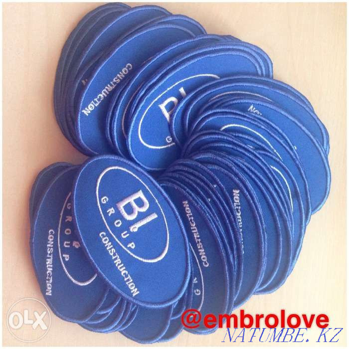 Логотиптер мен шеврондарды компьютерлік / машинамен кестелеу  Астана - изображение 1