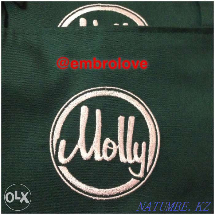 Логотиптер мен шеврондарды компьютерлік / машинамен кестелеу  Астана - изображение 3