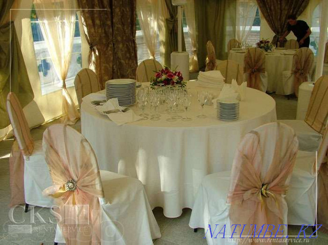 Sale tailoring of tablecloths on the table napkins covers for chairs Nursultan Astana - photo 1