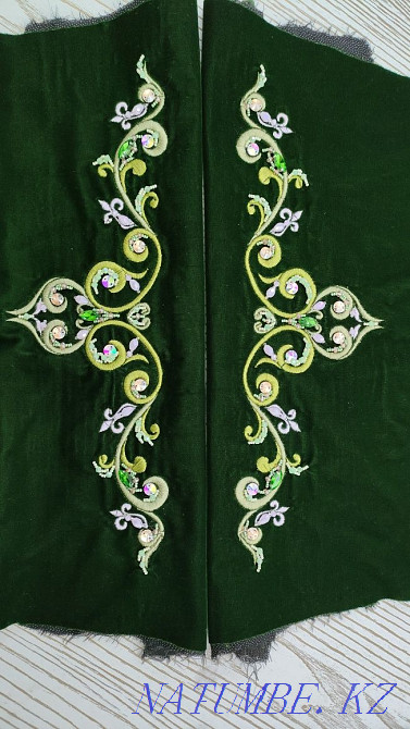 Вышивка компьютерная, Именные халаты, ручная вышивка, Люневильская Шымкент - изображение 1