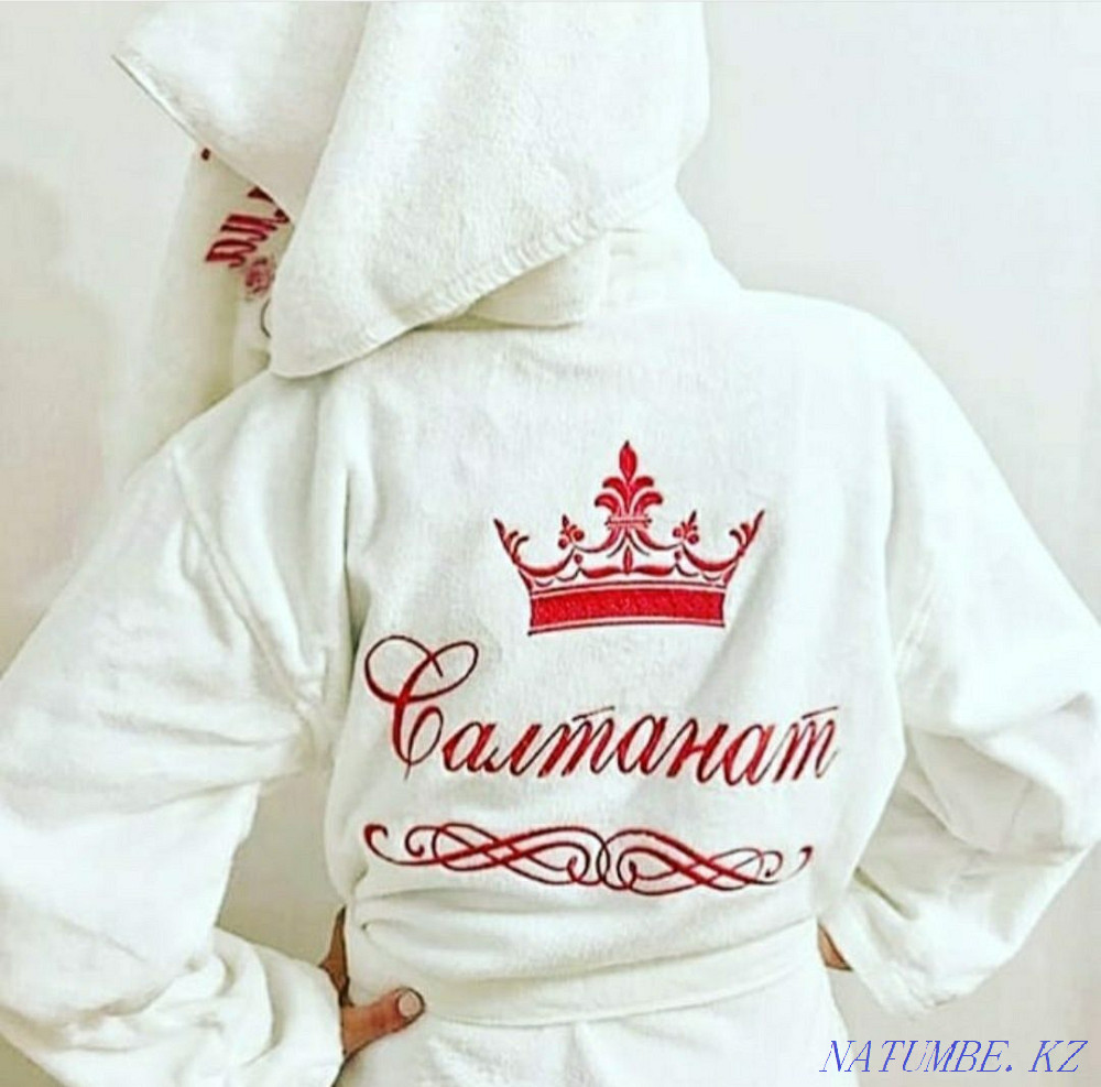 Машинамен кесте тігу, Логотиптік кесте, Сүлгімен кестелеу, киім тігу  Астана - изображение 4