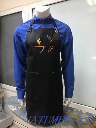 Tailoring of aprons with a logo from 3500 t Almaty - photo 6