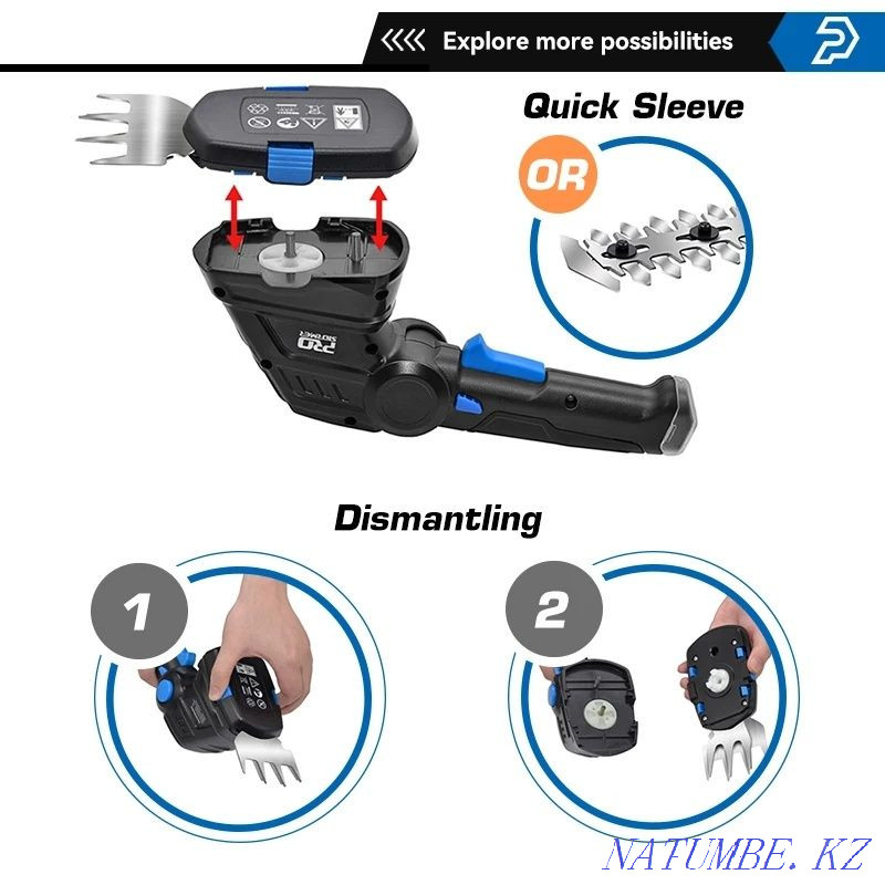 Garden trimmer/garden/plant/lawn/grass/hedge trimmer Karagandy - photo 2