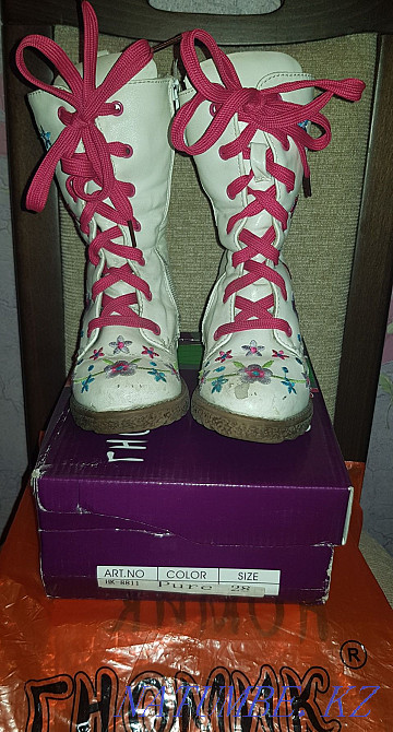 Детские сапоги 28 р-р Семей - изображение 2