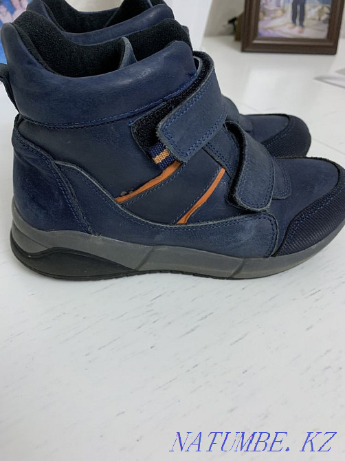 Ботинки кожа, демисезонные детские. Костанай - изображение 2