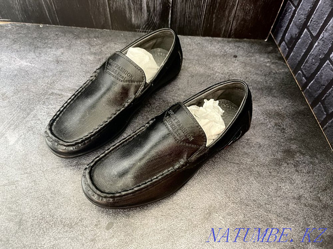 New leather moccasins Almaty - photo 1