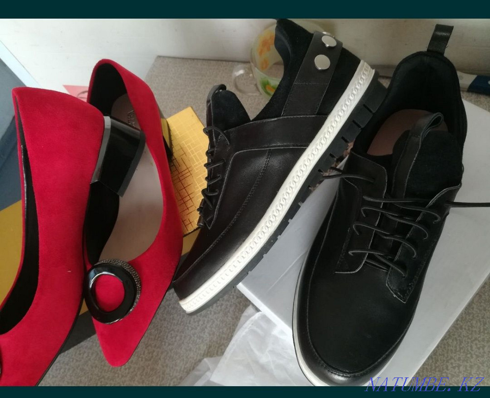 Shoes.Leather.Sneakers.Maccasins 38-39rr Pavlodar - photo 7