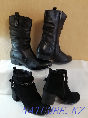 School leather demi-season shoes, boots and boots. Almaty - photo 8