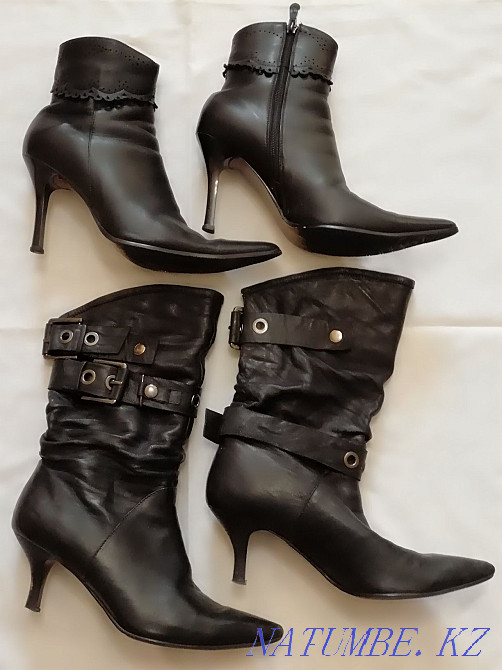 Мектеп былғары маусымдық аяқ киім, етік және етік.  Алматы - изображение 2