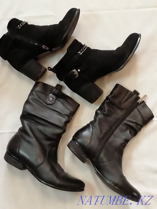 Мектеп былғары маусымдық аяқ киім, етік және етік.  Алматы - изображение 5