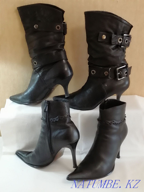 Мектеп былғары маусымдық аяқ киім, етік және етік.  Алматы - изображение 7