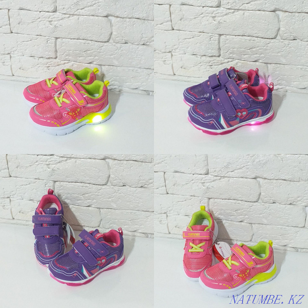 Жарқыраған кроссовкалар TM"Фламинго" Ресей. Алматы туфли Фламинго.  Алматы - изображение 1