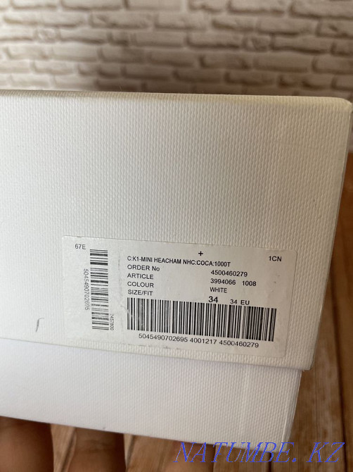 Балалар кроссовкалары BURBERRY унисекс түпнұсқасы  Алматы - изображение 6