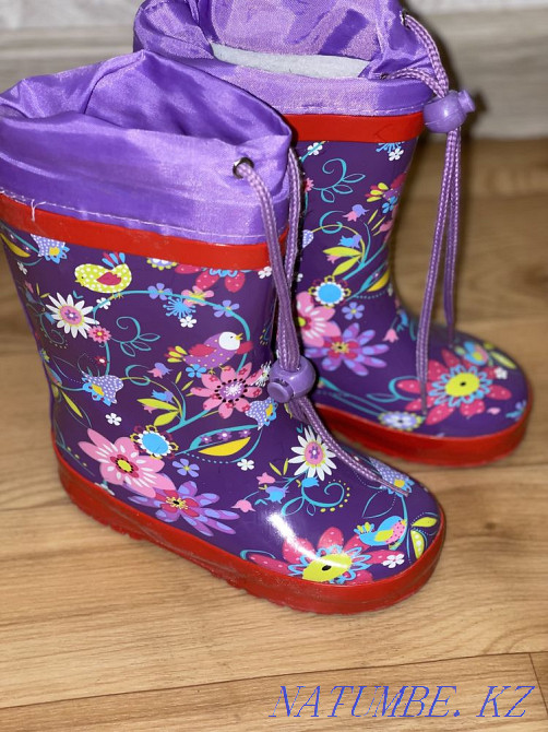 rubber boots / winter boots 25 r 15-16 cm Almaty - photo 2