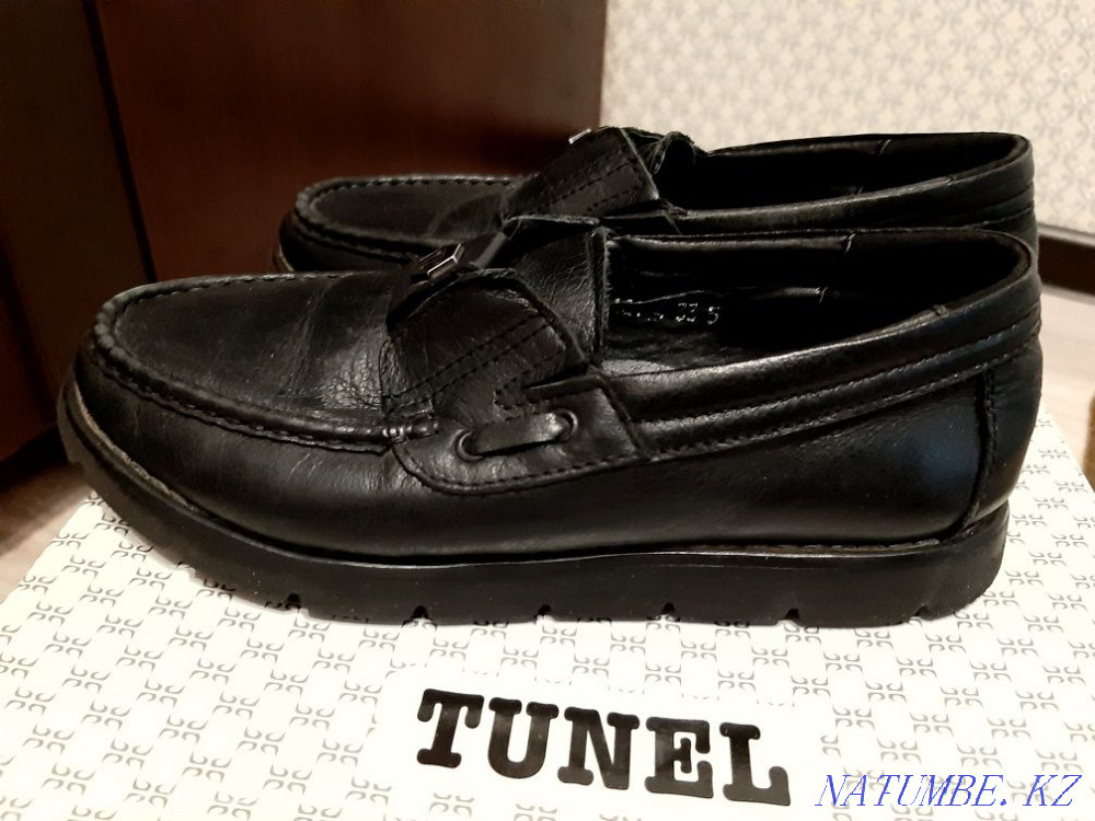 Leather shoes for a boy Astana - photo 1