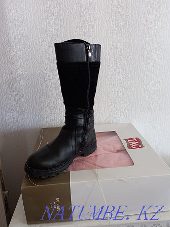 Leather winter boots for girls Astana - photo 5