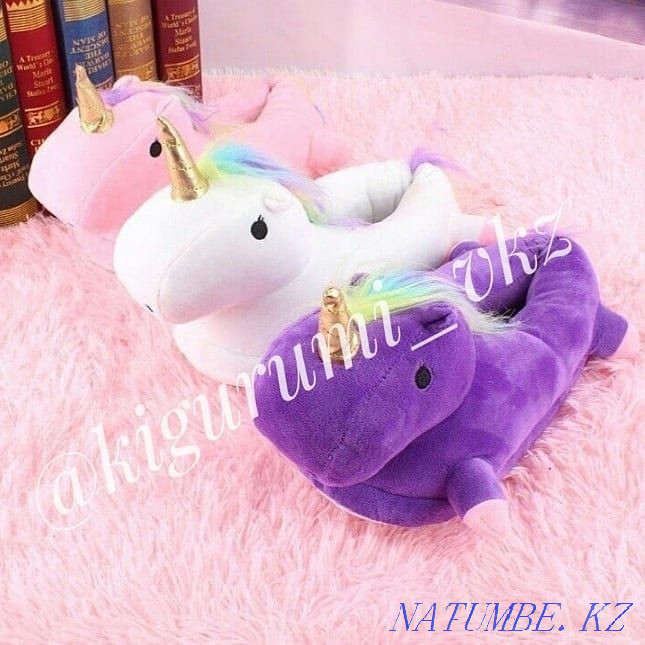 Slippers-paws slippers slippers slippers kigurumi stitch unicorn pikachu panda Almaty - photo 3