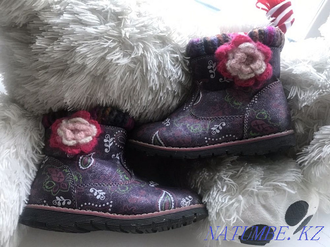 Boots spring/autumn for girls, size 27 Pavlodar - photo 1