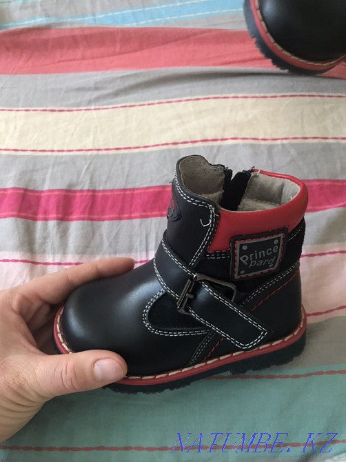 ботинки нат. кожа. осень на девочку 21 р новые Семей - изображение 3