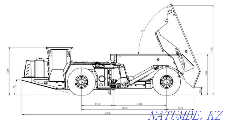 Dump truck underground Kaishan UT150 Almaty - photo 3