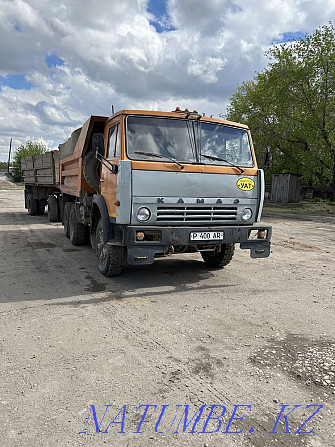Kamaz 55111 with a trailer, ready for the season. Rudnyy - photo 1